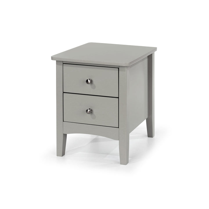 Como Grey 2 Petite Drawer Bedside Cabinet  Grey  (DHD) Image 1