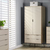 Augusta Driftwood 2 Door, 2 Drawer Wardrobe Driftwood  Calico (DHD) Image 6