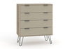 Augusta Driftwood 4 Drawer Chest Of Drawers Driftwood  Calico (DHD) Image 3