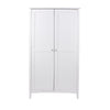 Como White 2 Door Wardrobe White  (DHD) Image 2