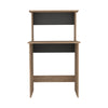 Vegas Workstation With Keyboard Shelf Bleached Oak Grey (DHD) Image 2