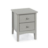 Como Grey 2 Petite Drawer Bedside Cabinet  Grey  (DHD) Image 3