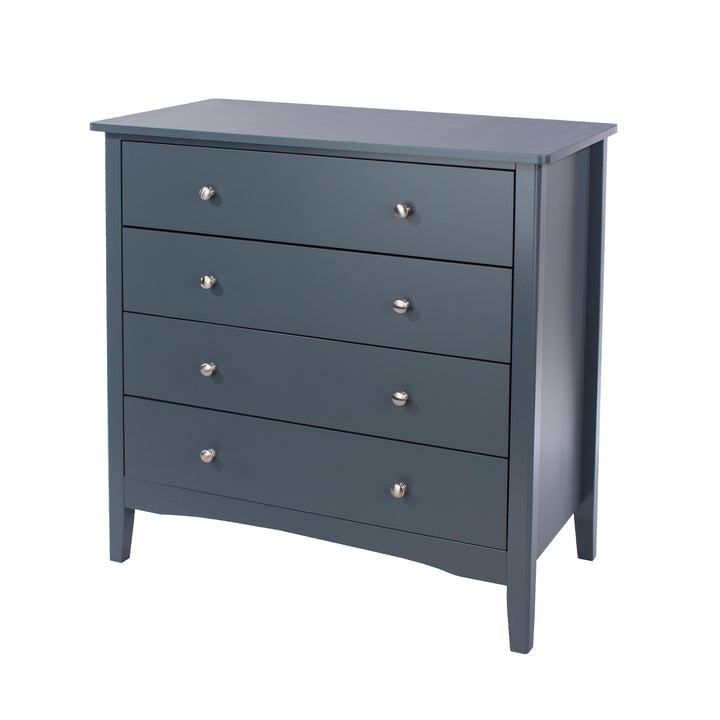 Como Blue 4 Drawer Chest Blue  (DHD) Image 1