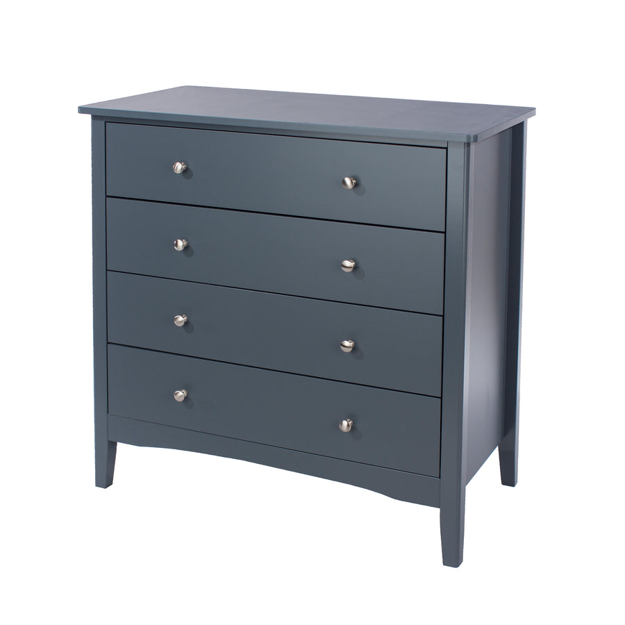 Como Blue 4 Drawer Chest Blue  (DHD) Image 1