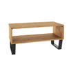 Texas Open Coffee Table Antique Waxed Pine Black (DHD) Image 3