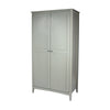 Como Grey 2 Door Wardrobe Grey  (DHD) Image 1