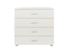 Lido 4 Drawer Chest Of Drawers   White  (DHD) Image 2