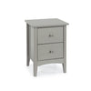 Como Grey 2 Drawer Bedside Cabinet  Grey  (DHD) Image 3