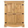 Corona 2 Door Cupboard Unit  Antique Waxed Pine  (DHD) Image 2