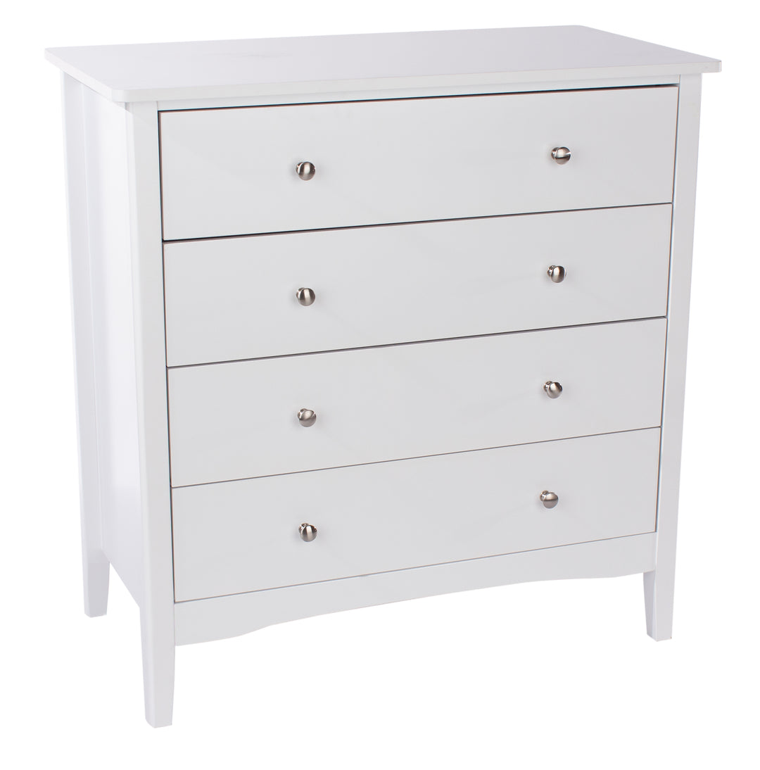 Como White 4 Drawer Chest White  (DHD) Image 3