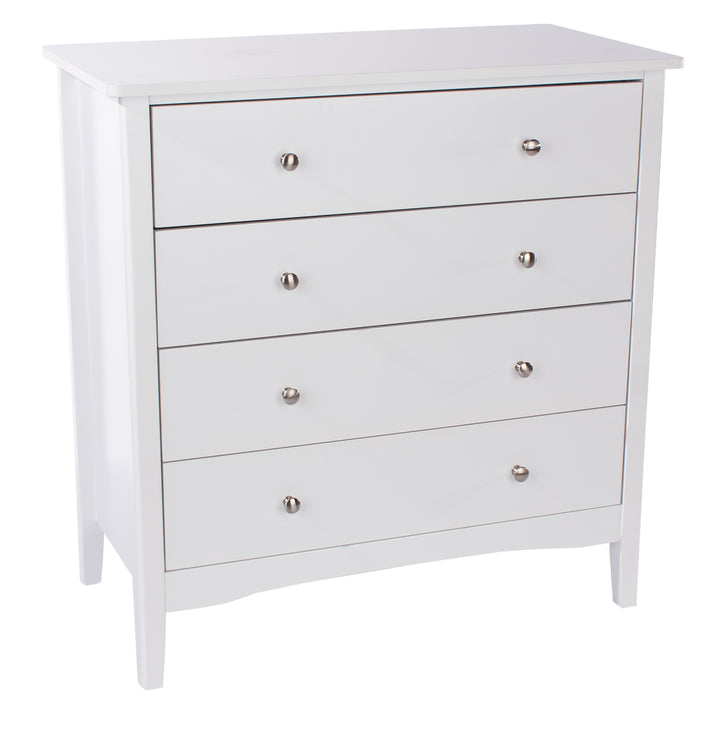 Como White 4 Drawer Chest White  (DHD) Image 3