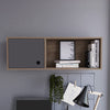 Vegas Wall Storage Unit Bleached Oak Grey (DHD) Image 4