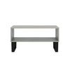 Texas Open Coffee Table Grey Waxed Pine Black (DHD) Image 2