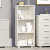 Lido Low Narrow Bookcase White  (DHD) Image 3