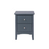 Como Blue 2 Drawer Bedside Cabinet  Blue  (DHD) Image 2