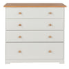 Colorado 4 Drawer Chest  Soft White Oak (DHD) Image 2
