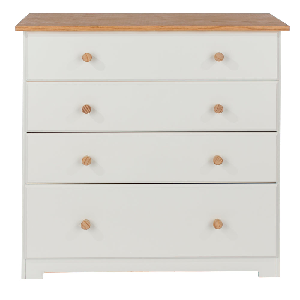 Colorado 4 Drawer Chest  Soft White Oak (DHD) Image 2