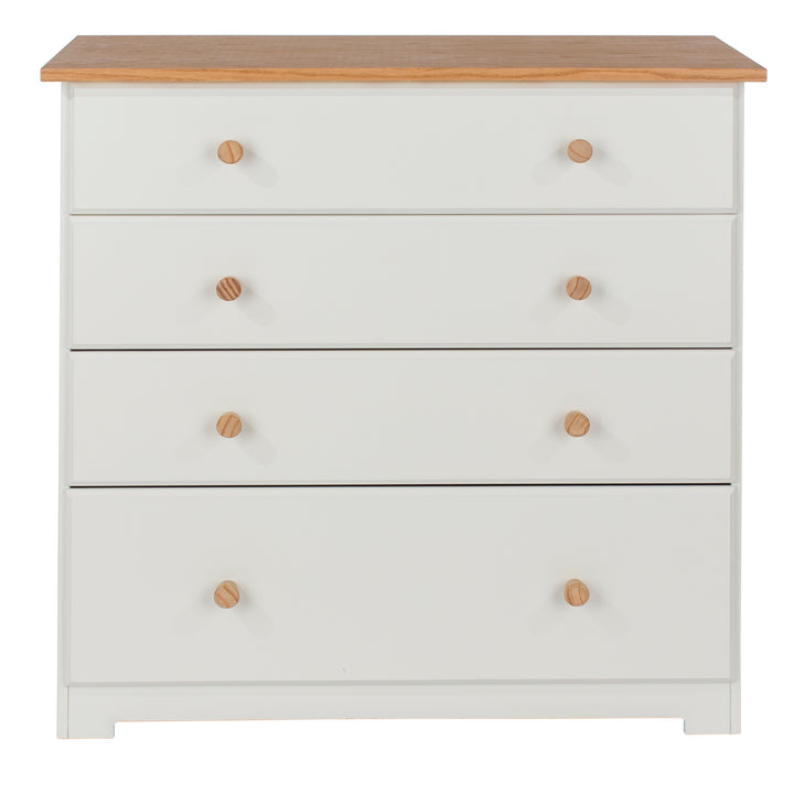 Colorado 4 Drawer Chest  Soft White Oak (DHD) Image 2