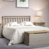 Corona Grey 4'6" Slatted Lowend Bedstead Grey Wax Antique Waxed Pine (DHD) Image 2