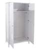 Como White 2 Door Wardrobe White  (DHD) Image 4
