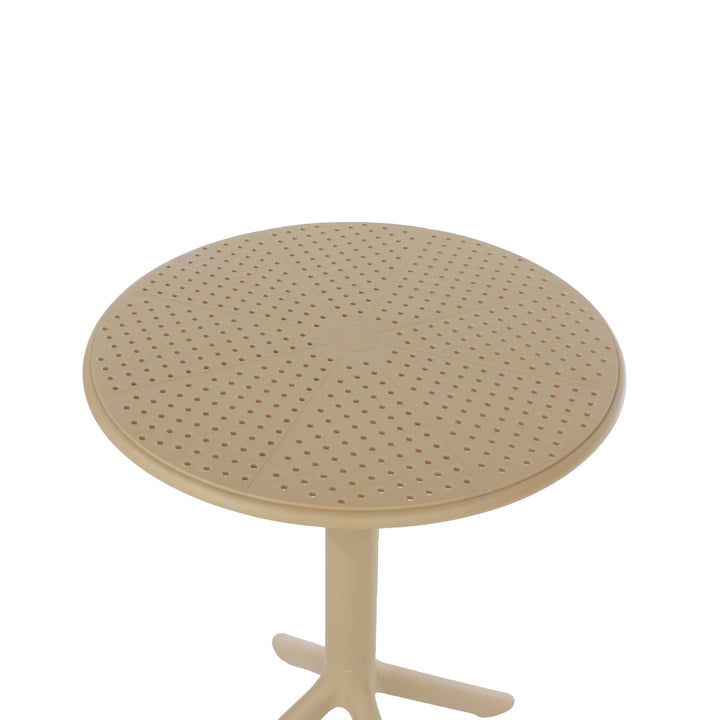 Rimini 3 Piece Cala Bistro Table & 2 Chair Set Outdoor Grade, Sand Sand  (Self Assembly) (DHD)