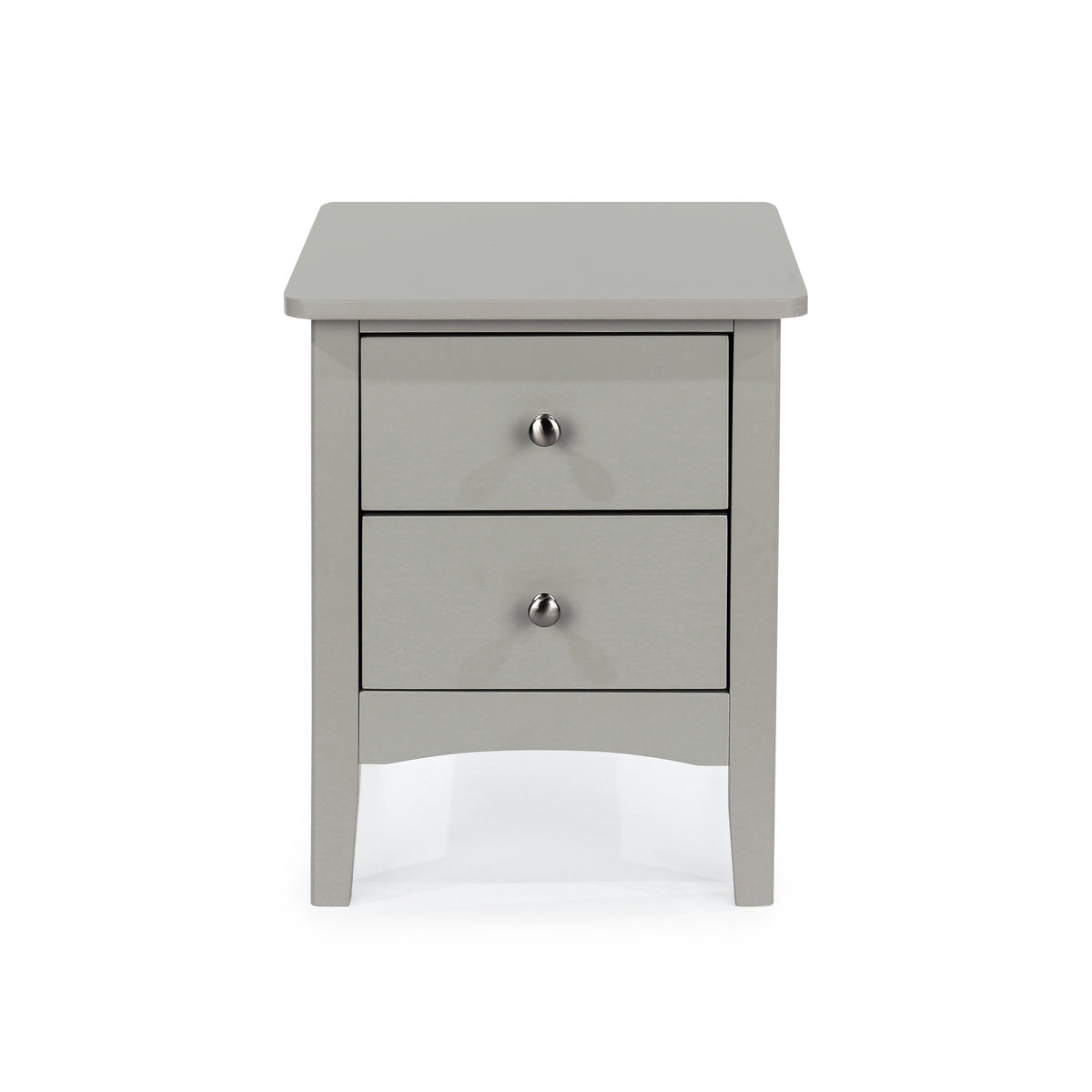 Como Grey 2 Petite Drawer Bedside Cabinet  Grey  (DHD) Image 2
