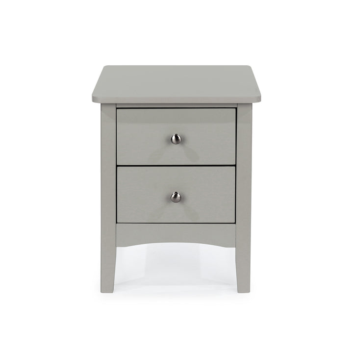 Como Grey 2 Petite Drawer Bedside Cabinet  Grey  (DHD) Image 2