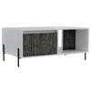 Dallas Coffee Table With Drawer White Carbon Grey Oak (DHD) Image 1
