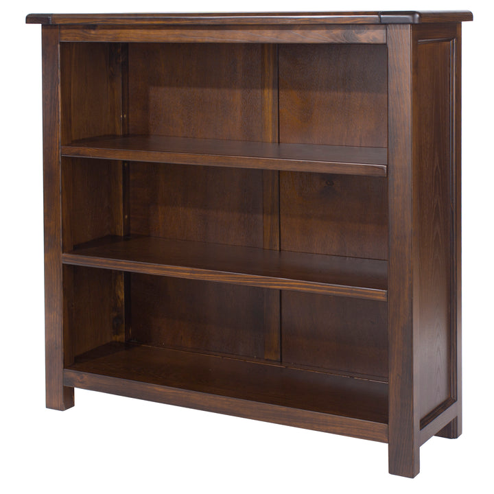 Boston Low Bookcase Dark Brown  (DHD) Image 1
