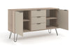 Augusta Driftwood Medium Sideboard With 2 Doors, 3 Drawers Driftwood  Calico (DHD) Image 5