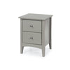 Como Grey 2 Drawer Bedside Cabinet  Grey  (DHD) Image 1