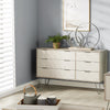Augusta Driftwood 3+3 Drawer Wide Chest Of Drawers Driftwood  Calico (DHD) Image 5