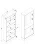 Cotswold Tall Bookcase  Antique Waxed Pine  (DHD) Image 4