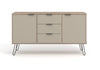 Augusta Driftwood Medium Sideboard With 2 Doors, 3 Drawers Driftwood  Calico (DHD) Image 2