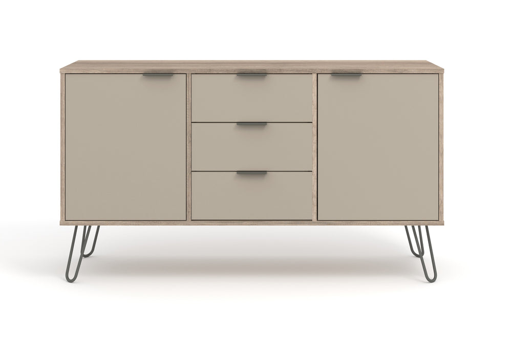 Augusta Driftwood Medium Sideboard With 2 Doors, 3 Drawers Driftwood  Calico (DHD) Image 2