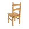 Corona Solid Pine Chairs (Pair) Antique Waxed Pine  (DHD) Image 2