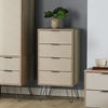 Augusta Driftwood 4 Drawer Narrow Chest Of Drawers Driftwood  Calico (DHD) Image 5
