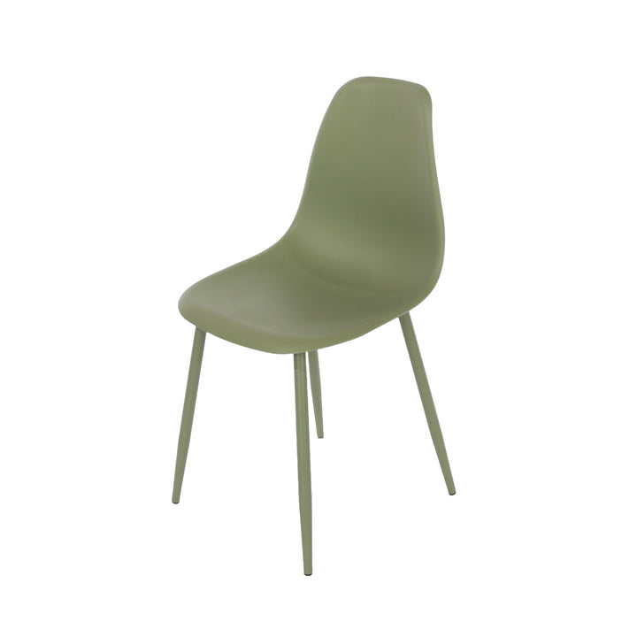 Rimini 3 Piece Cala Bistro Table & 2 Chair Set Outdoor Grade, Moss Green Moss Green  (DHD) Image 5