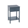 Options Blue Shaker, 1 Drawer Petite Bedside Cabinet Blue  (DHD) Image 3