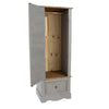 Corona Grey Armoire With Mirrored Door Grey Wax Antique Waxed Pine (DHD) Image 5