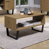 Texas Open Coffee Table Antique Waxed Pine Black (DHD) Image 4