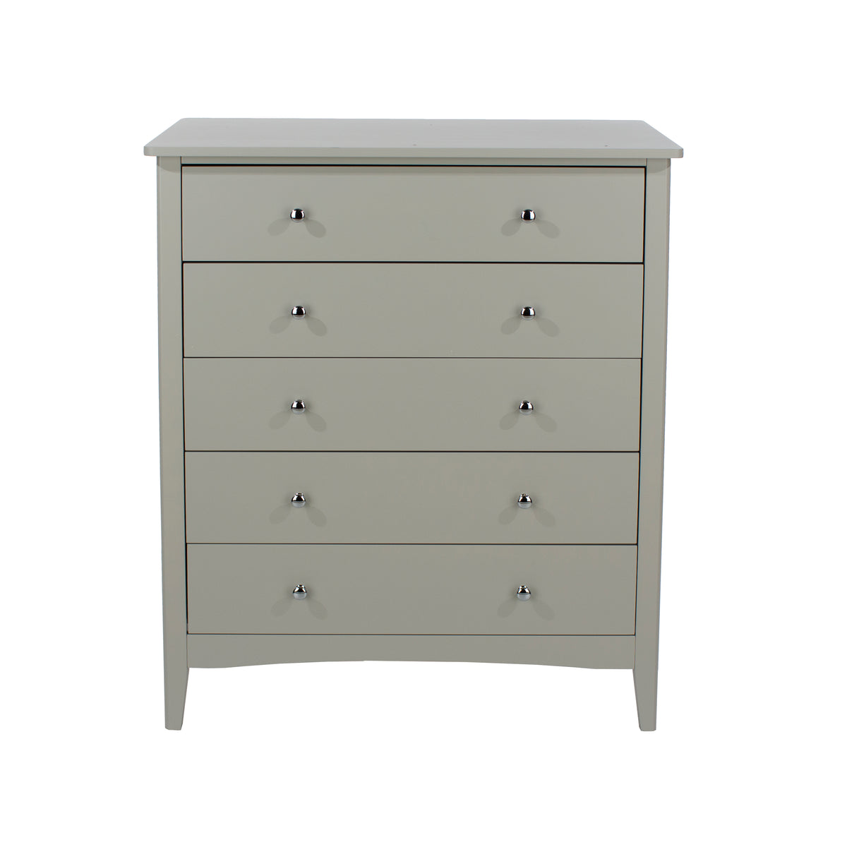 Como Grey 5 Drawer Chest Grey  (DHD) Image 2