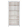 Capri Tall Bookcase White Antique Waxed Pine (DHD) Image 2