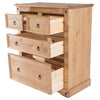 Corona 2+2 Drawer Chest  Antique Waxed Pine  (DHD) Image 4