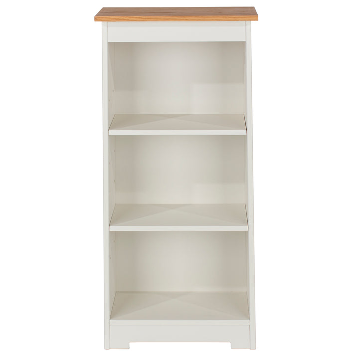 Colorado Low Narrow Bookcase Soft White Oak (DHD) Image 2