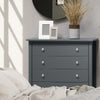 Como Blue 4 Drawer Chest Blue  (DHD) Image 5