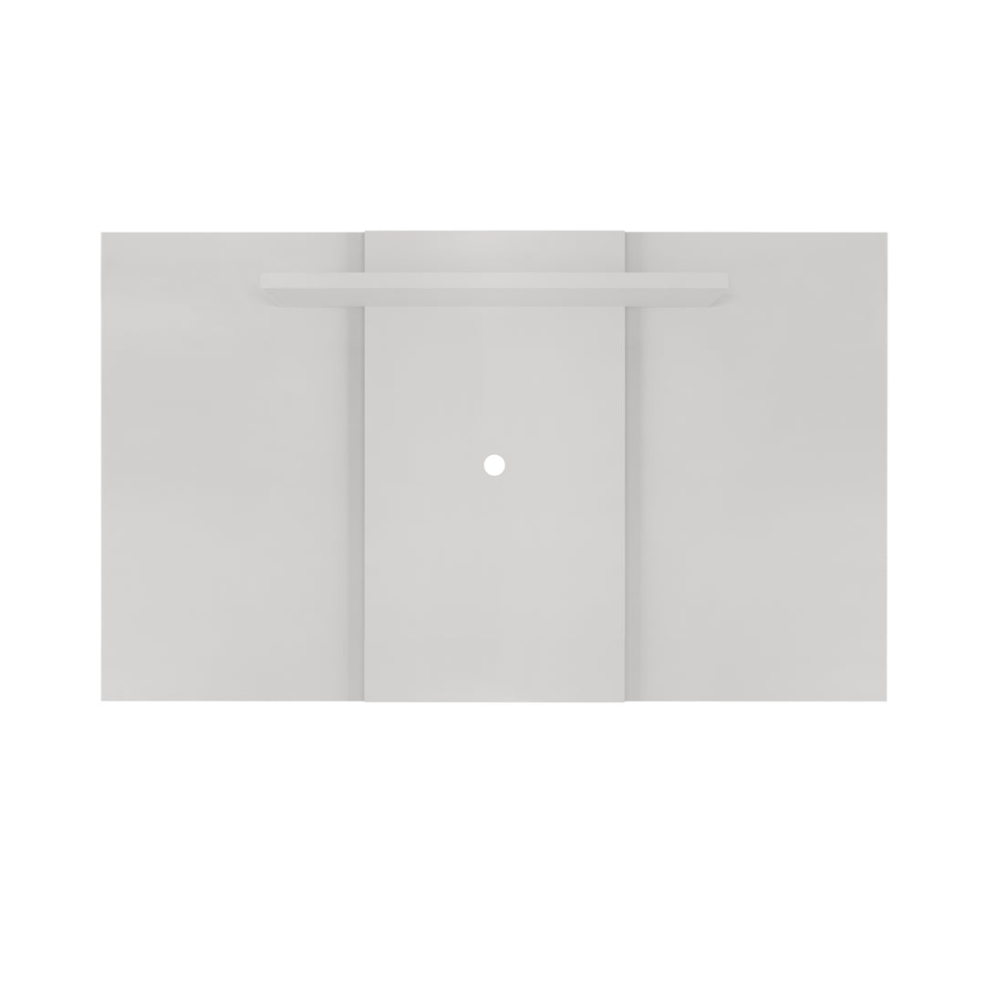 Lido Extendable Fixed Tv Wall Panel, Gloss White  White  (DHD) Image 1