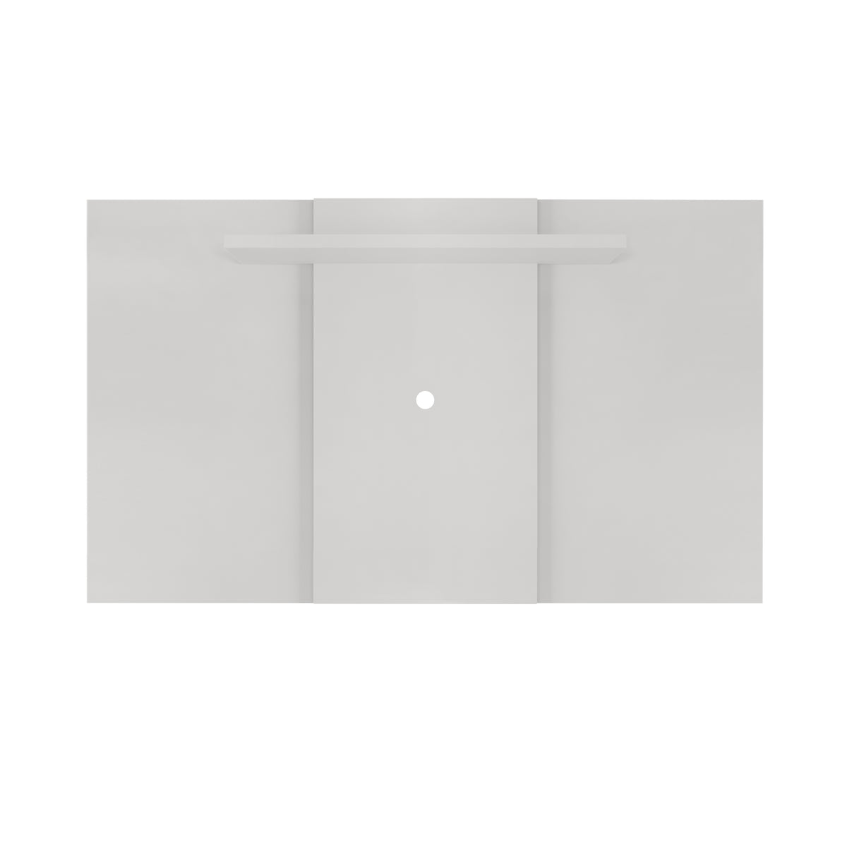 Lido Extendable Fixed Tv Wall Panel, Gloss White  White  (DHD) Image 1
