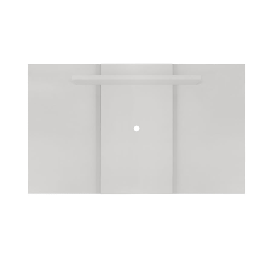 Lido Extendable Fixed Tv Wall Panel, Gloss White  White  (DHD) Image 1