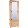Corona Armoire With Mirrored Door Antique Waxed Pine  (DHD) Image 3